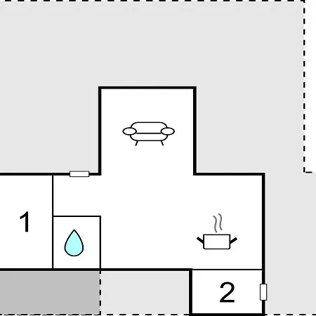 Two-bedroom Holiday In Casa de Férias *